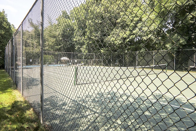 view of tennis court