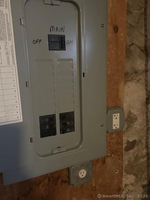 utility room with electric panel