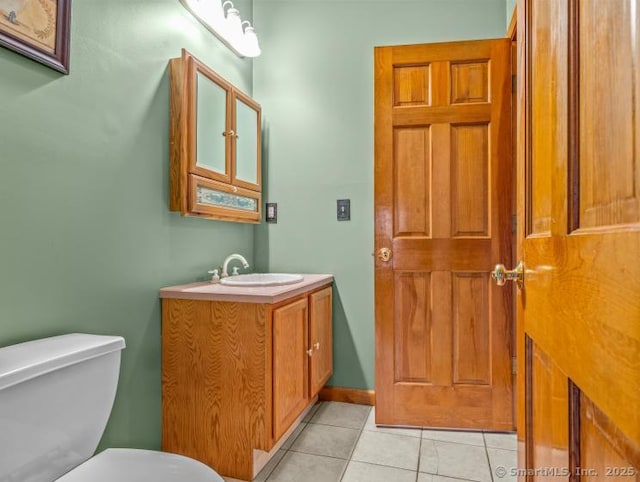 85 Salem Rd, East Haddam, CT 06415 - bathroom featuring vanity and tile patterned floors
