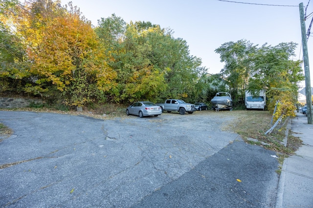 view of uncovered parking lot