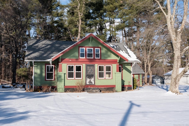 view of front of home