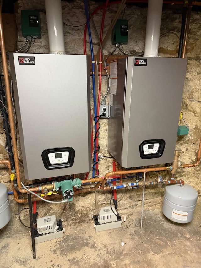 utilities featuring tankless water heater