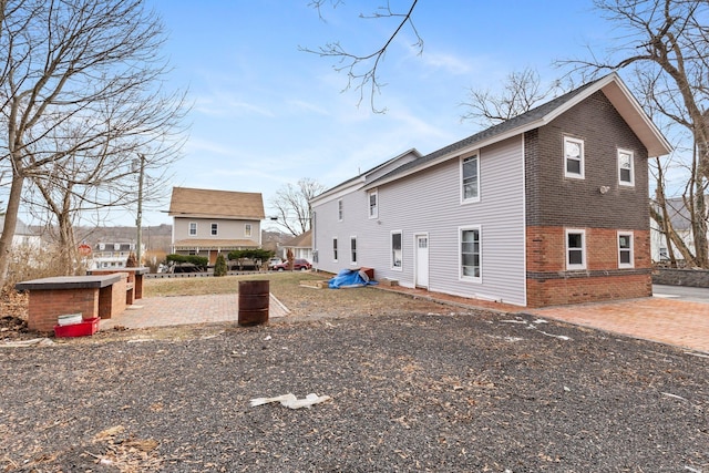 view of back of property