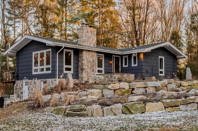 view of ranch-style house