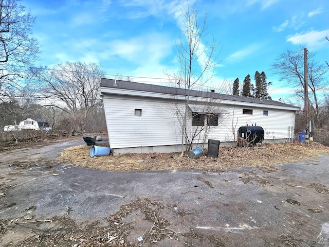 view of back of property