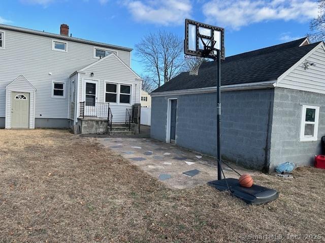 view of rear view of property