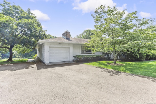 exterior space with a lawn