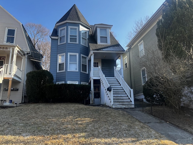 view of victorian house