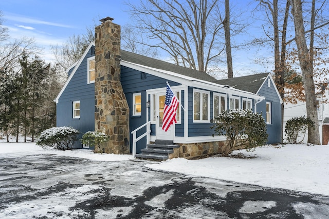 view of front of home