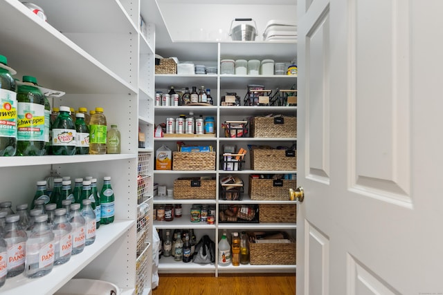 view of pantry