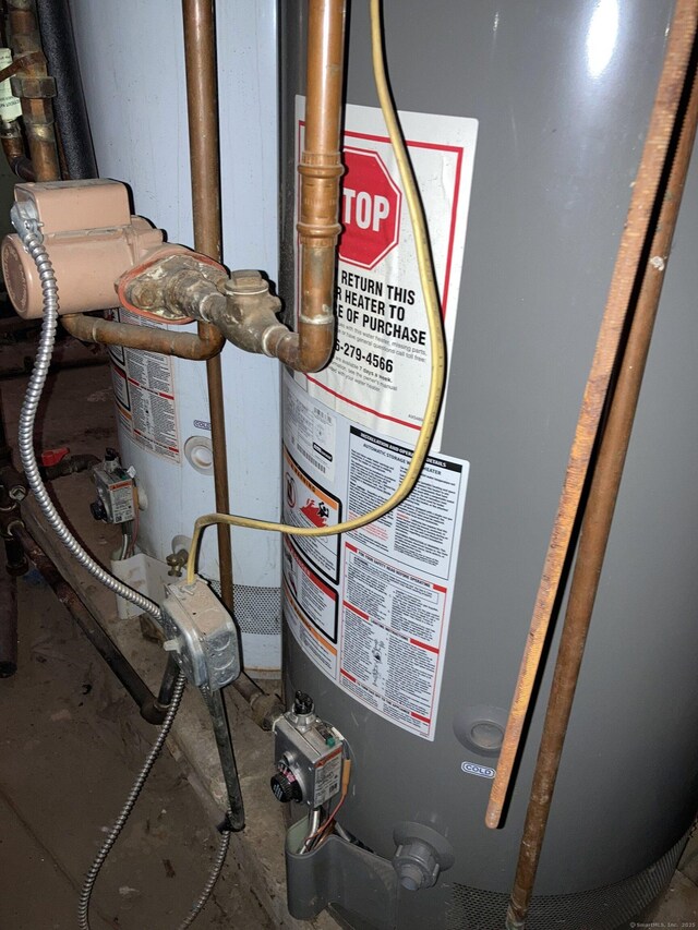 utilities featuring water heater