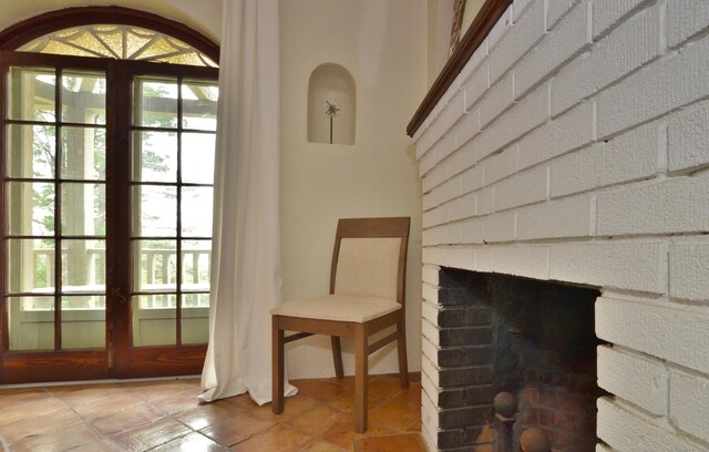 7 Old Depot Rd, Chester, CT 06412 - doorway with light tile patterned flooring