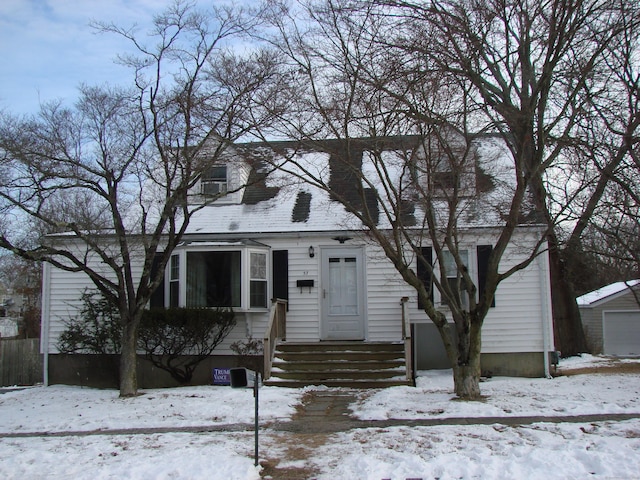 view of cape cod-style house