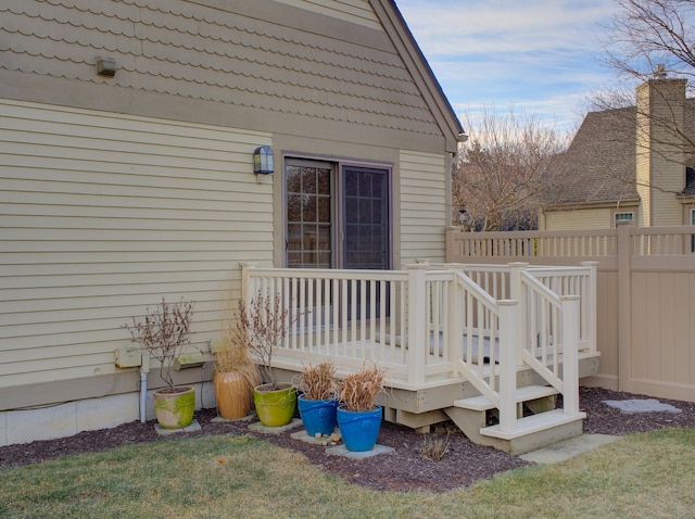 exterior space featuring a yard