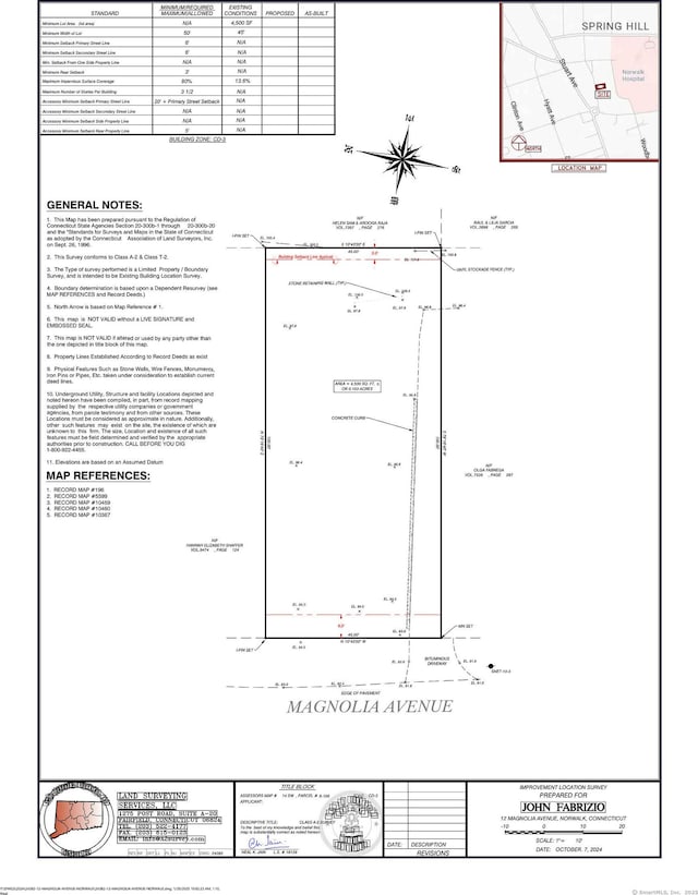 12 Magnolia Ave, Norwalk CT, 06850 land for sale