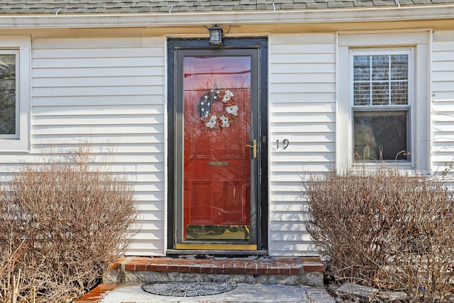 view of property entrance