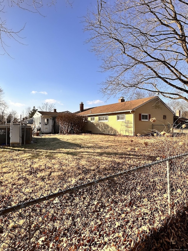 view of back of property