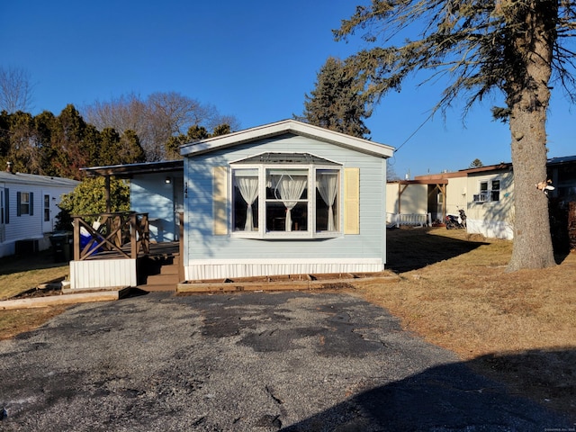 view of front of home