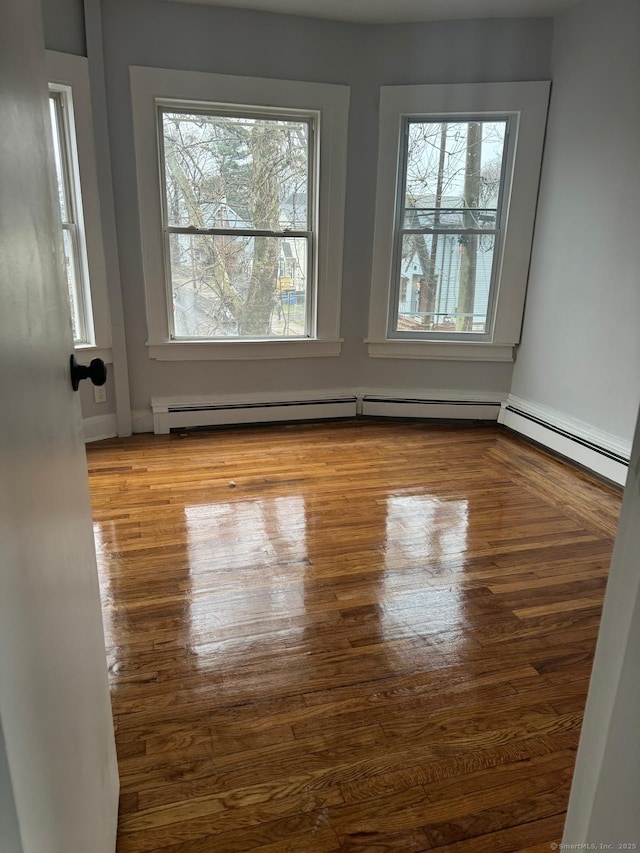 spare room featuring a wealth of natural light