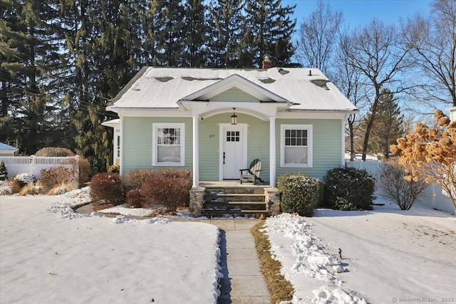 view of bungalow