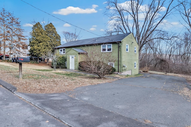 view of front of home