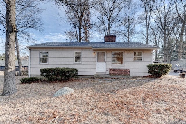 view of front of home