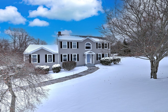 view of colonial house