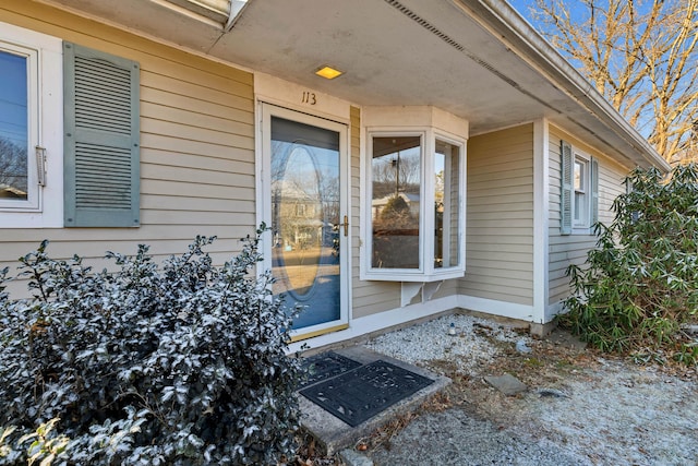 view of entrance to property