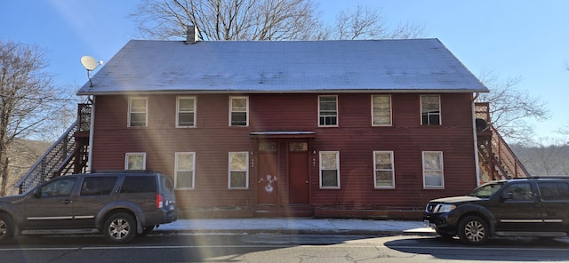 view of colonial home