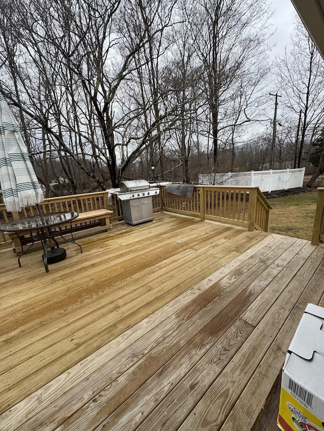 view of deck