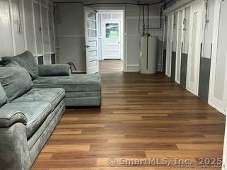 living room featuring wood-type flooring