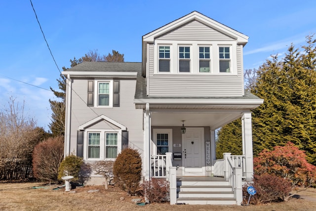 front of property with covered porch