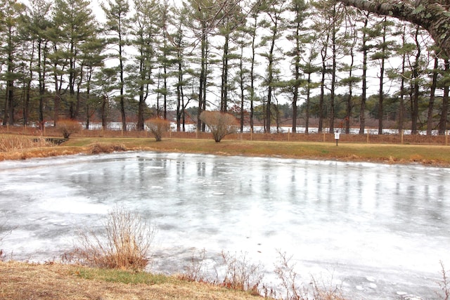 property view of water