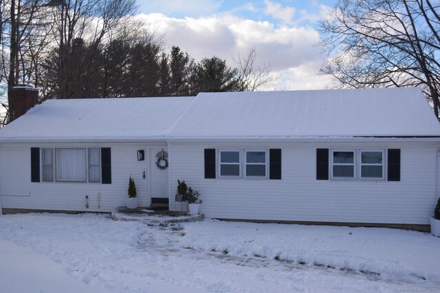 view of ranch-style home