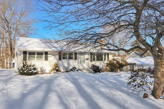 view of ranch-style house