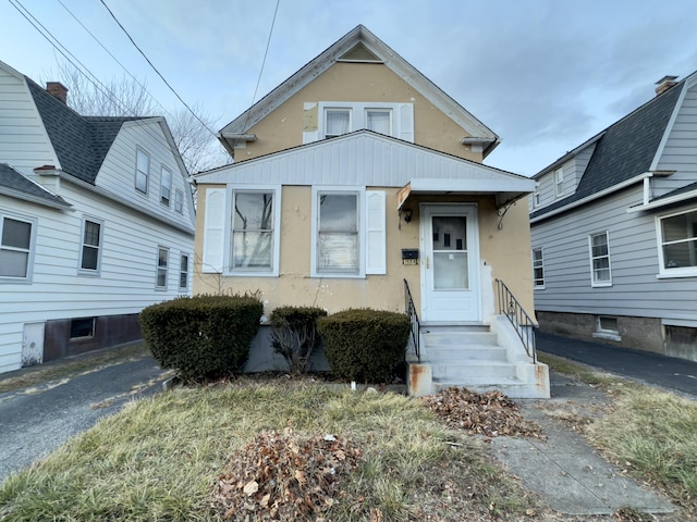 view of bungalow