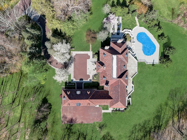 4 Cowdray Park Dr, Greenwich, CT 06831 - birds eye view of property