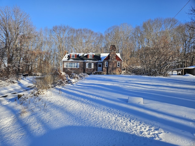 view of front of property