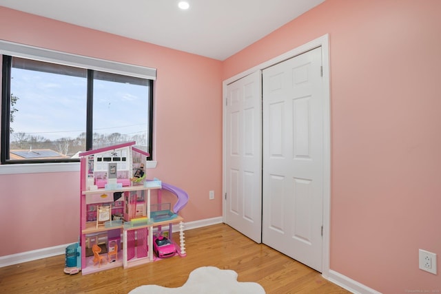 12 Willowledge Cir, Waterbury, CT 06704 - rec room featuring light wood-type flooring