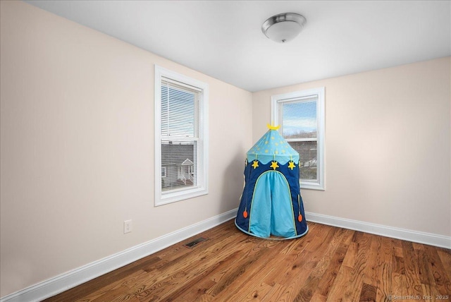 interior space featuring hardwood / wood-style floors