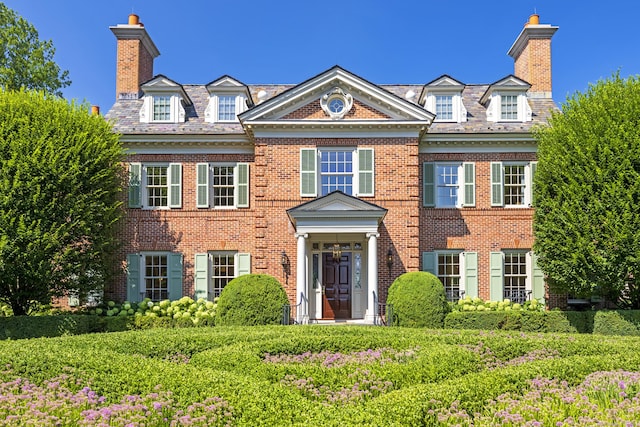 view of colonial-style house