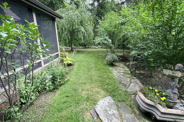 view of yard