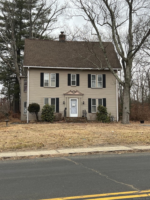 view of colonial house