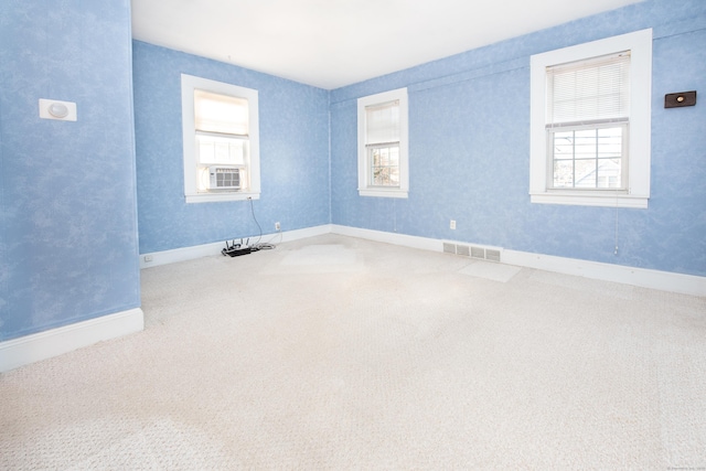 unfurnished room with carpet