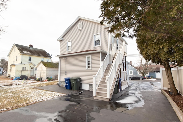 view of rear view of house