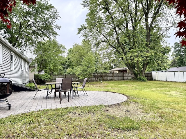 13 Lancer Dr, Enfield, CT 06082 - view of yard with a patio area