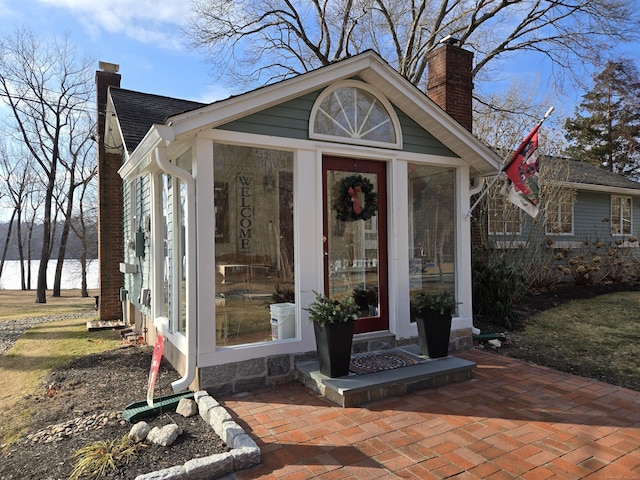 view of outdoor structure