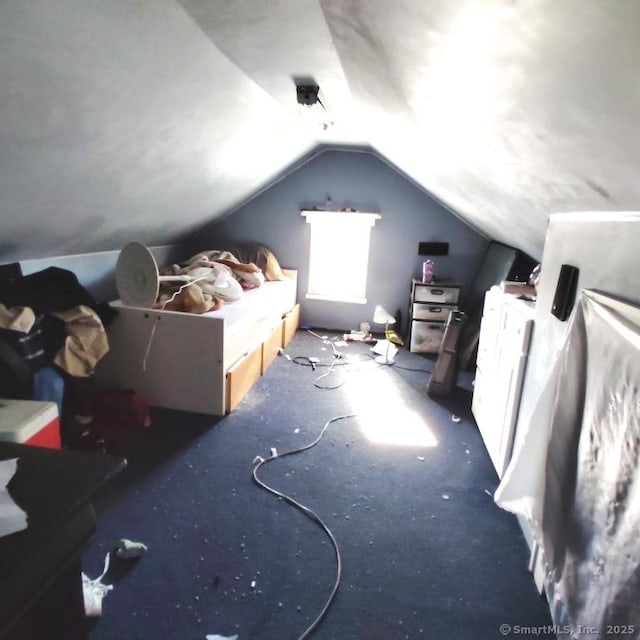 bonus room featuring lofted ceiling