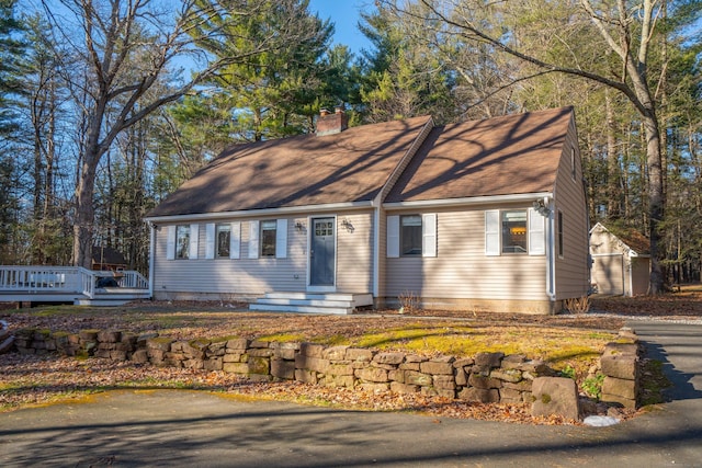 view of front of property