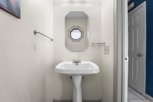 bathroom featuring tile patterned floors